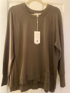 Workshop Republic Clothing Olive Green Crewneck Sweater